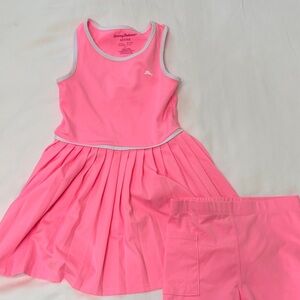Tommy Bahama Pink Sleeveless Dress and Shorts Set